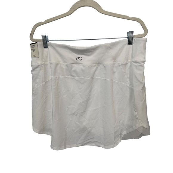 CALIA by Carrie Underwood Journey Collection Mid Rise Skort XL White Golf NEW - Picture 4 of 9